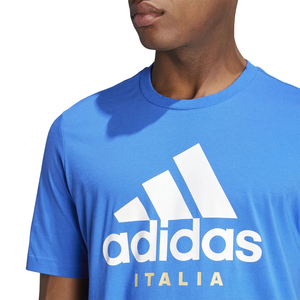 Adidas Italy DNA Graphic Soccer Jersey in Blue/White for Men