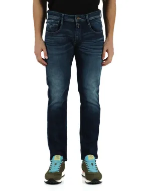 ANBASS Eco Aged Slim Fit Five-Pocket Jeans