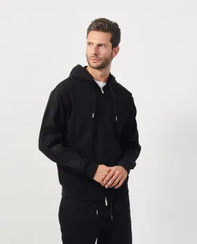 Black Armani Exchange Hoodie with Logo