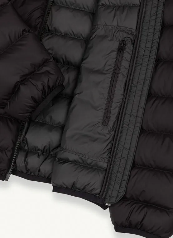 Black Colmar Down Jacket with Hood