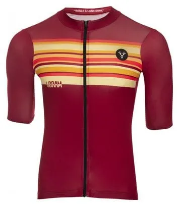 Custom Bordeaux Short-Sleeve LeBram Arpettaz Shirt