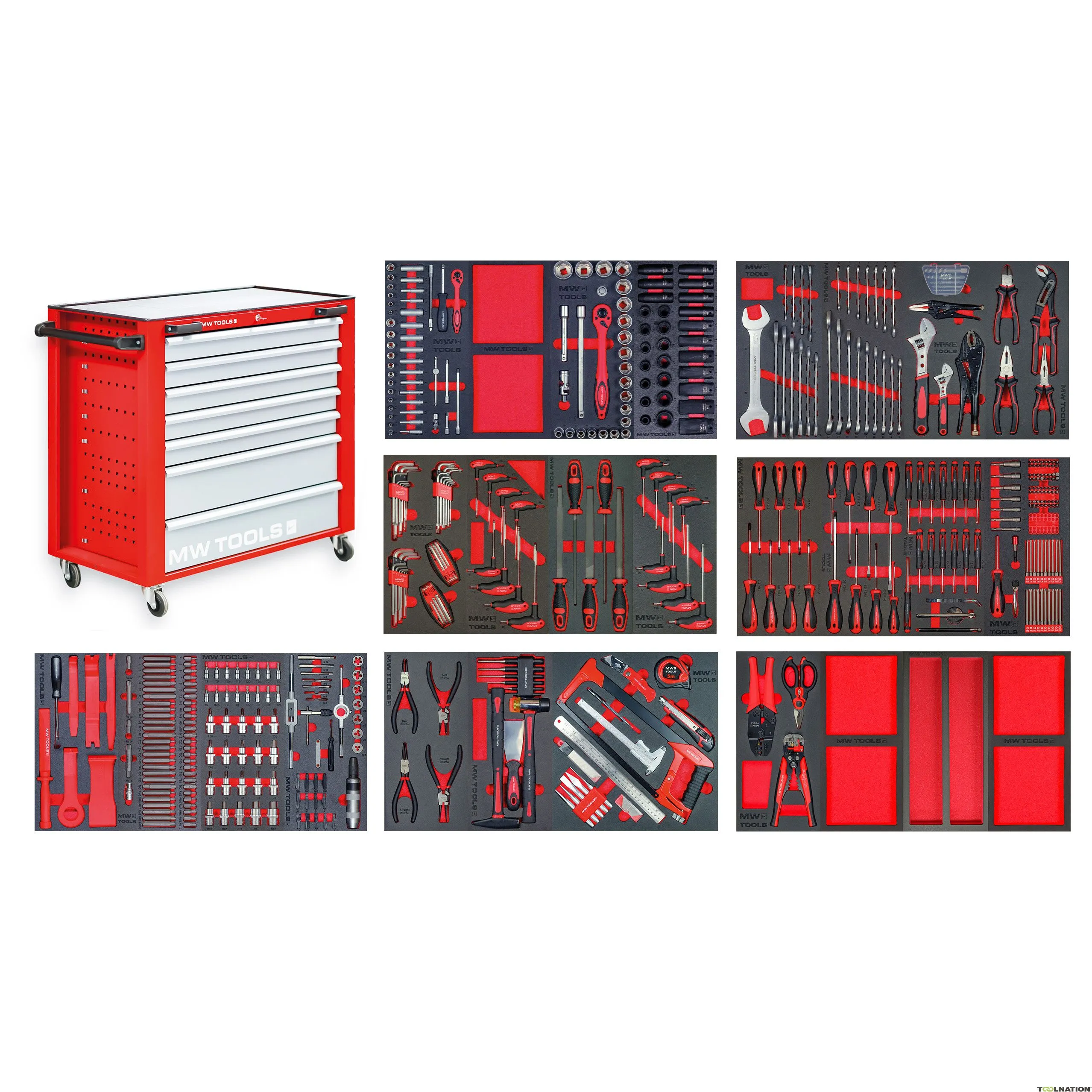 Metal Works 855006780 MWE512G2P Carrello portautensili PRACO riempito XL da 514 pezzi