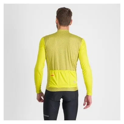 Sportful Checkmate Thermal Yellow XXL Long Sleeve Top